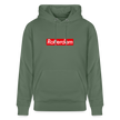 Rotterdam hoodie. Uniseks bio-hoodie. - dennengroen