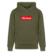 Almere hoodie. Uniseks bio-hoodie. - kakigroen