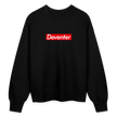 Deventer trui . Uniseks oversize bio-sweater. - zwart