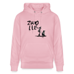 Boefjes Zwolle. Uniseks bio-hoodie. - lichtroze