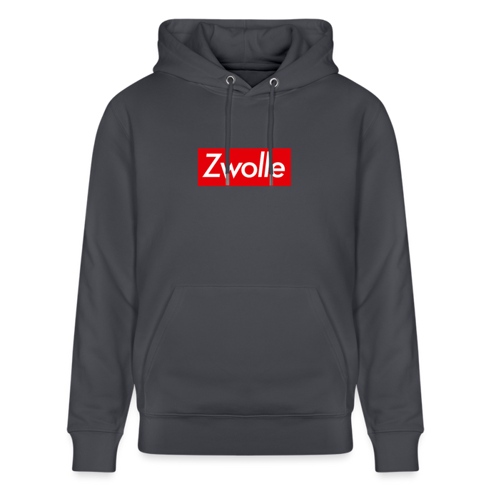 Zwolle hoodie. Uniseks bio-hoodie. - indigo