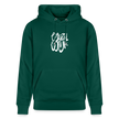 Witte letters Waalwijk hoodies. Uniseks bio-hoodie. - forest