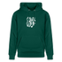 Witte letters Waalwijk hoodies. Uniseks bio-hoodie. - forest