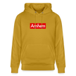 Arnhem hoodie. Uniseks bio-hoodie. - oker