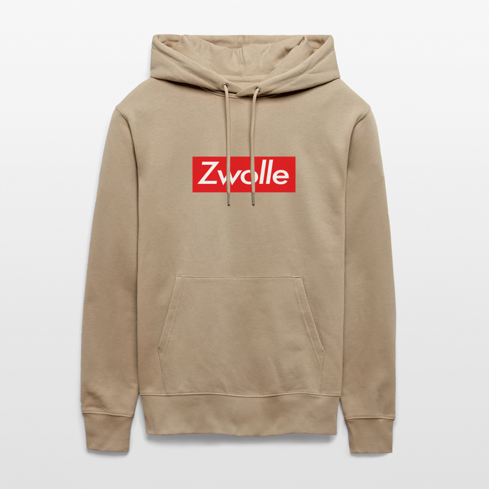 Zwolle hoodie. Uniseks bio-hoodie. - beige