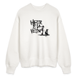 Boefjes Heerenveen. Uniseks oversize bio-sweater. - OFF WHITE