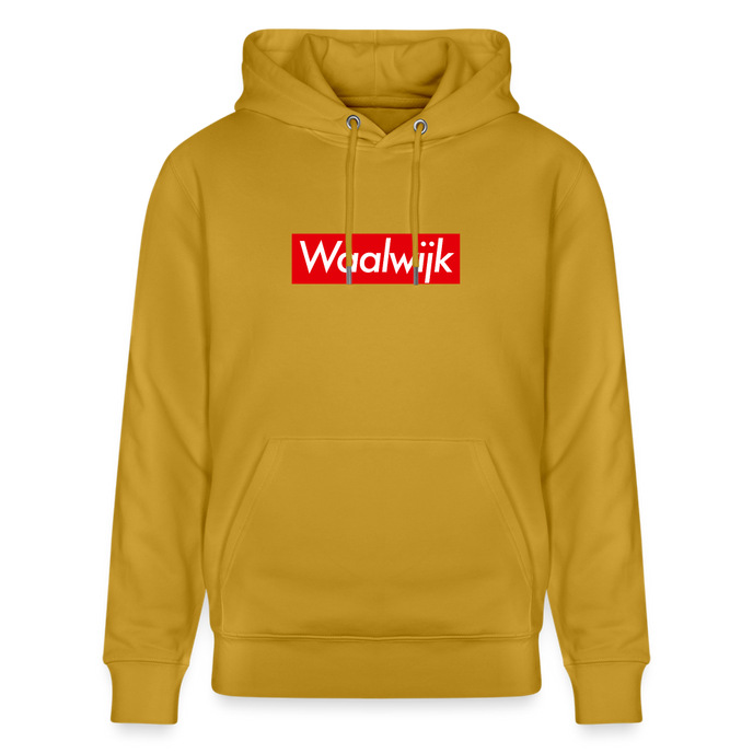 Waalwijk hoodie. Uniseks bio-hoodie. - oker