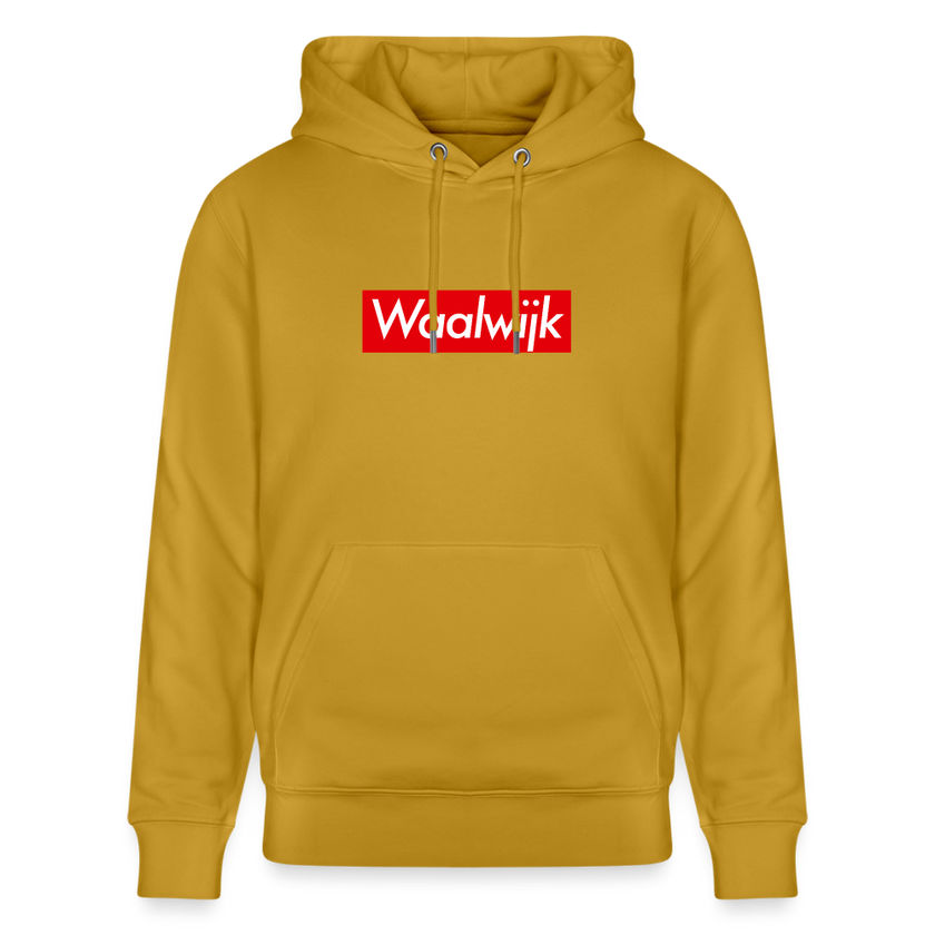 Waalwijk hoodie. Uniseks bio-hoodie. - oker