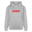 Rotterdam hoodie. Uniseks bio-hoodie. - grijs gemêleerd