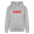 Rotterdam hoodie. Uniseks bio-hoodie. - grijs gemêleerd