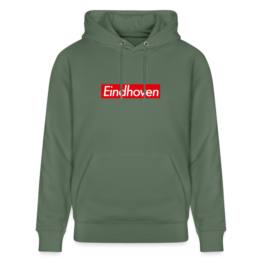 Eindhoven hoodie. Uniseks bio-hoodie. - dennengroen