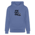 Boefjes Amsterdam. Uniseks bio-hoodie. - blauw