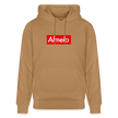 Almelo hoodie. Uniseks bio-hoodie. - Latte