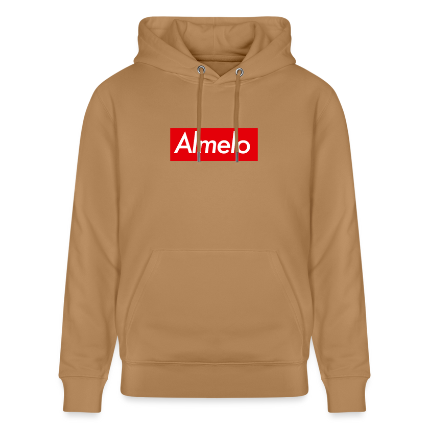 Almelo hoodie. Uniseks bio-hoodie. - Latte