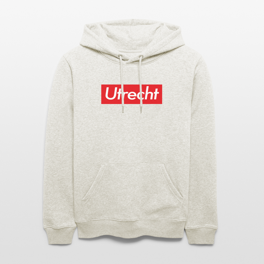 Utrecht hoodie. Uniseks bio-hoodie. - beige gemêleerd