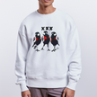 Three cool little birds Amsterdam Uniseks oversize bio-sweater - wit