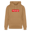 Waalwijk hoodie. Uniseks bio-hoodie. - Latte