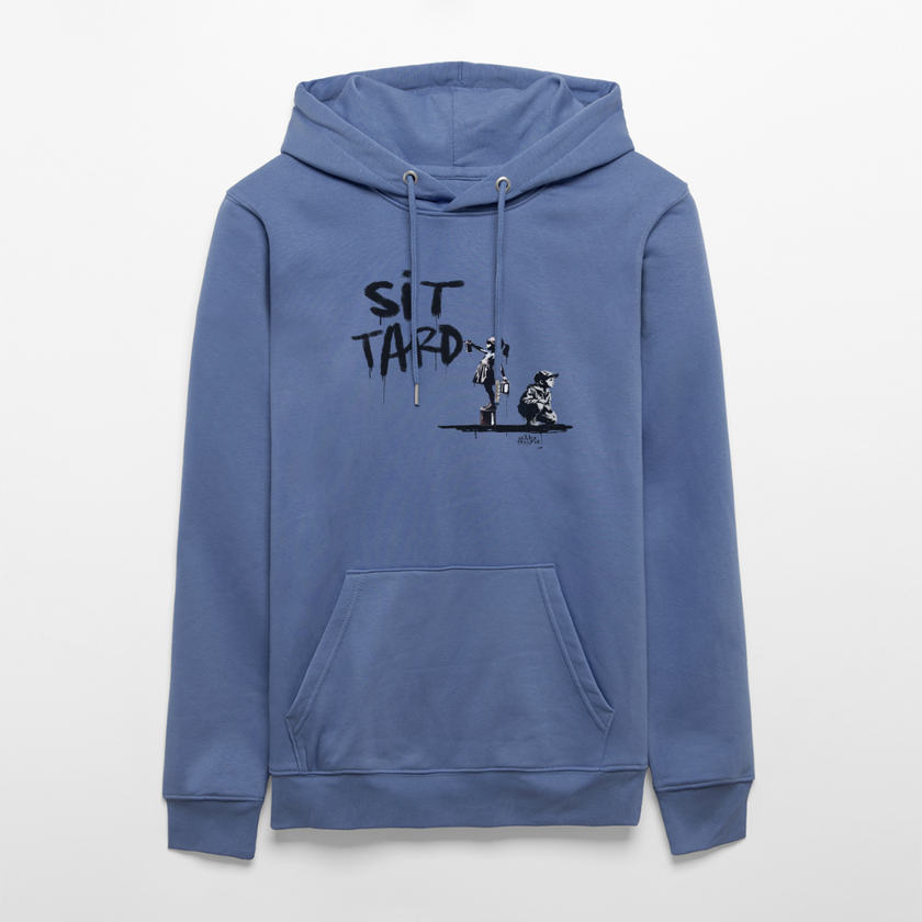 Boefjes Sittard. Uniseks bio-hoodie. - blauw