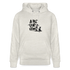 Boefjes Amsterdam. Uniseks bio-hoodie. - beige gemêleerd