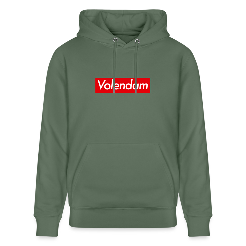 Volendam hoodie. Uniseks bio-hoodie. - dennengroen