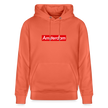 Amsterdam hoodie. Uniseks bio-hoodie. - lichtrood