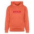 Amsterdam hoodie. Uniseks bio-hoodie. - lichtrood