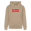 Utrecht hoodie. Uniseks bio-hoodie. - beige