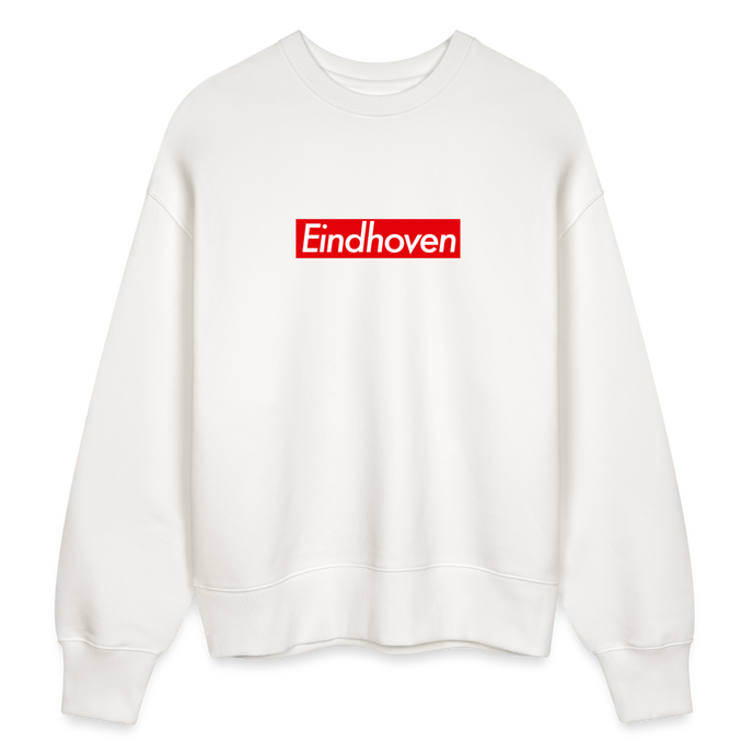 Eindhoven trui . Uniseks oversize bio-sweater. - OFF WHITE