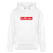 Eindhoven hoodie. Uniseks bio-hoodie. - wit