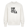 Boefjes Eindhoven. Uniseks oversize bio-sweater. - OFF WHITE