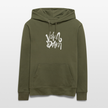 Witte letters Volendam hoodie. Uniseks bio-hoodie. - kakigroen