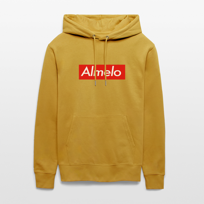 Almelo hoodie. Uniseks bio-hoodie. - oker