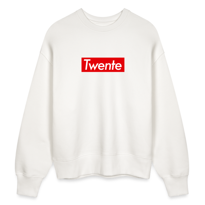 Twente trui. Uniseks oversize bio-sweater. - OFF WHITE