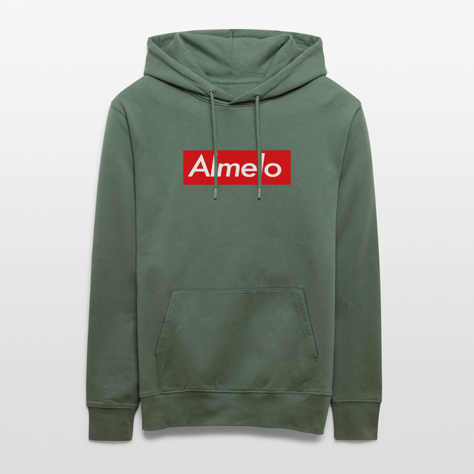 Almelo hoodie. Uniseks bio-hoodie. - dennengroen