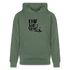 Boefjes Eindhoven. Uniseks bio-hoodie. - dennengroen