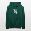 Witte letters Sittard trui. Uniseks bio-hoodie. - forest