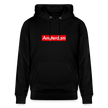 Amsterdam hoodie. Uniseks bio-hoodie. - zwart