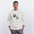 Boefjes Alkmaar. Uniseks oversize bio-sweater. - OFF WHITE