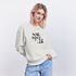 Boefjes Waalwijk. Uniseks oversize bio-sweater. - OFF WHITE