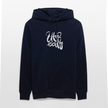 Witte letters Utrecht trui. Uniseks bio-hoodie. - marine