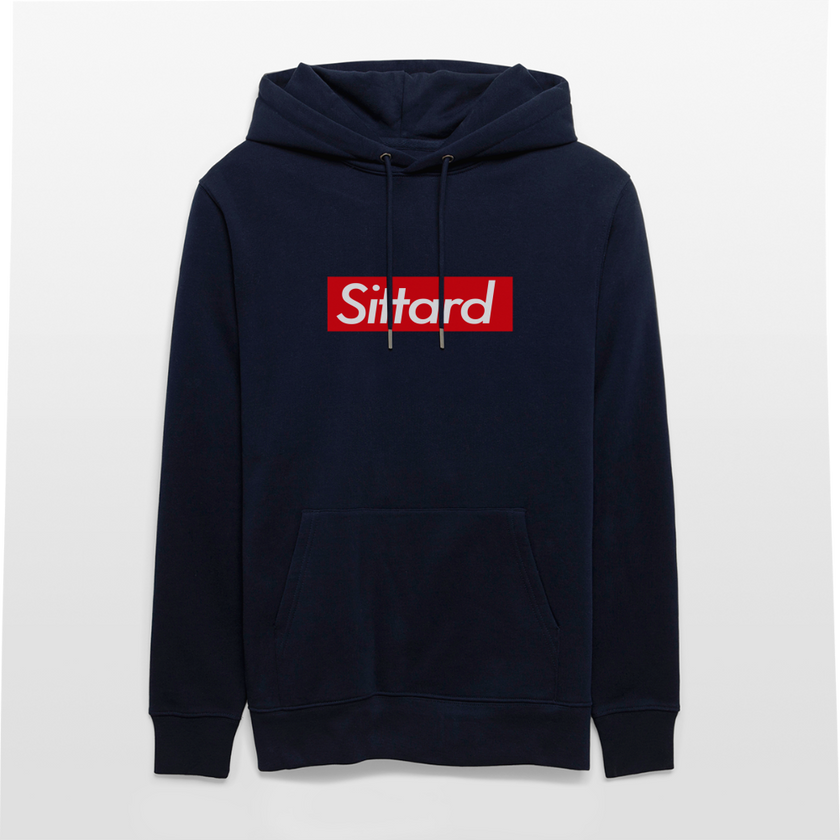 Sittard hoodie. Uniseks bio-hoodie. - marine