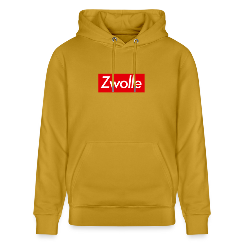 Zwolle hoodie. Uniseks bio-hoodie. - oker