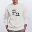 Boefjes Nijmegen. Uniseks oversize bio-sweater. - OFF WHITE