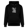 Witte letters Deventer trui. Uniseks bio-hoodie. - zwart