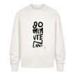 90 minuten lang. Trui Unisex Oversize Organic Sweatshirt - OFF WHITE