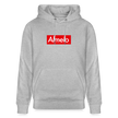 Almelo hoodie. Uniseks bio-hoodie. - grijs gemêleerd