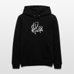 Witte letters Alkmaar trui. Uniseks bio-hoodie. - zwart