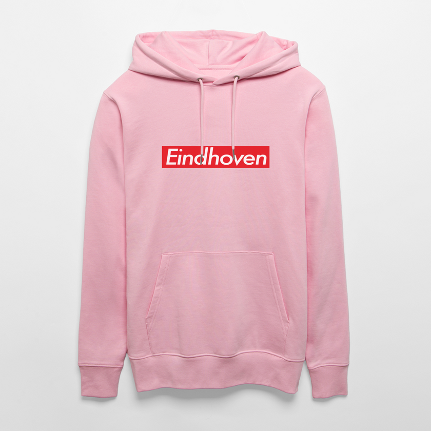 Eindhoven hoodie. Uniseks bio-hoodie. - lichtroze