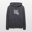 Witte letters Utrecht trui. Uniseks bio-hoodie. - indigo