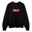 Sittard trui. Uniseks oversize bio-sweater. - zwart